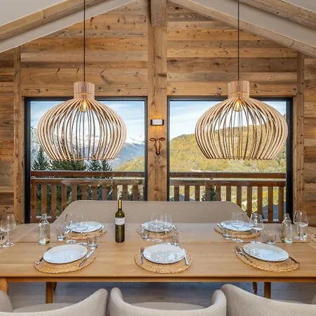شاليه Montame - Modern Luxury In The Swiss Alps *